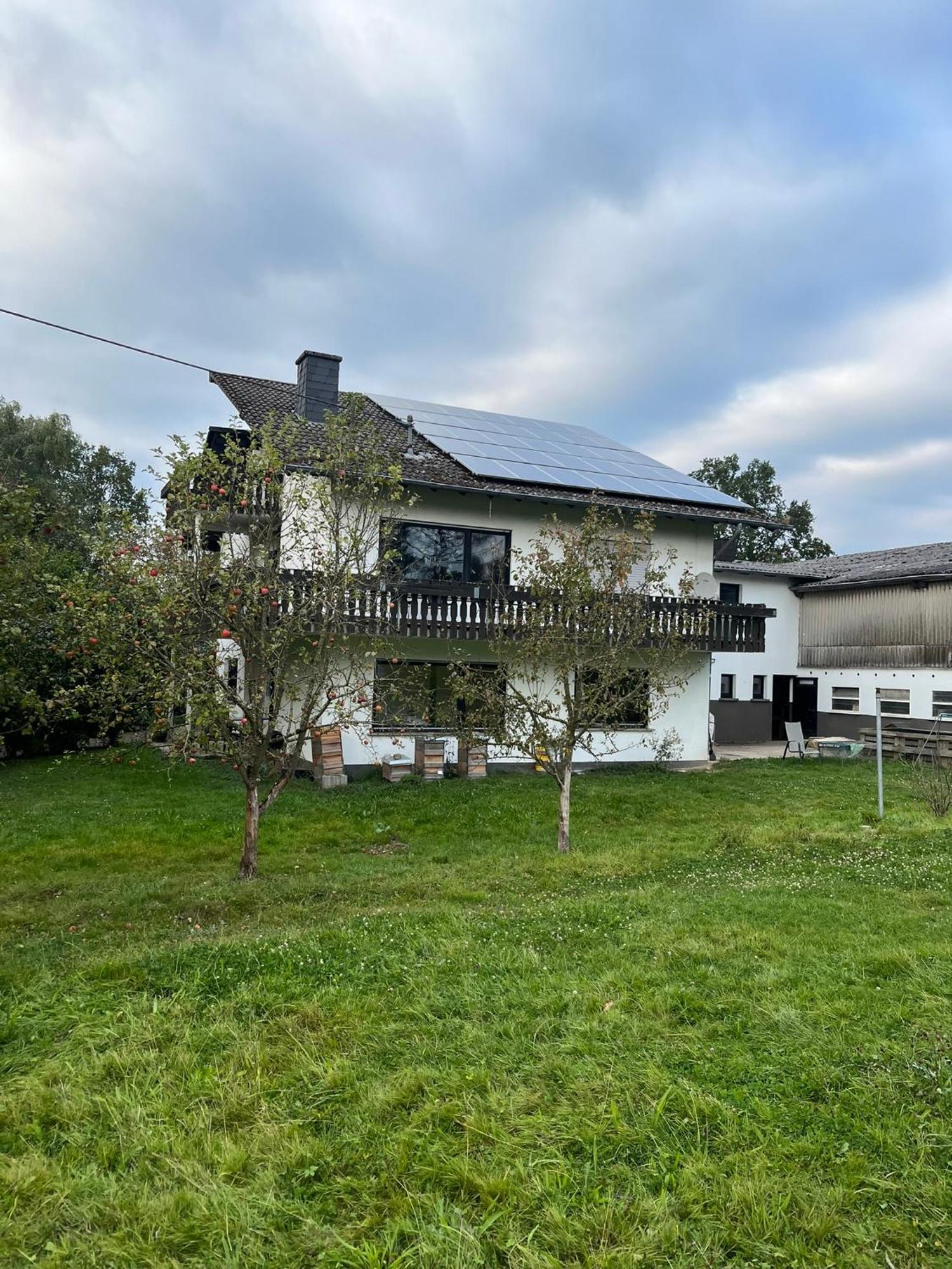 Ferienwohnung Auf Dem Bauernhof - Hermanns Lodge Strassenhaus Exterior foto